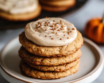 Biscotti al latte speziato alla zucca - Ricetta digitale da scaricare / stampare
