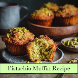 Easy Pistachio Muffin Recipe: Printable Breakfast Baking (Digital Download)