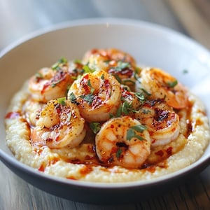 Spicy Shrimp and Grits Recipe: Southern Comfort Food (Printable PDF)