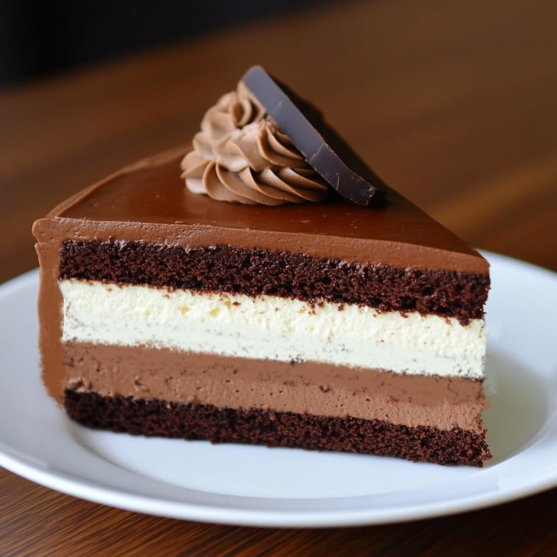 Easy Recipe Chocolate Mousse Cheesecake Cake Digital Recipe
