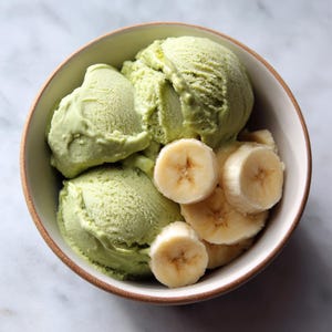BEST Recipe Vegan No Churn ABC Ice Cream Recipe, Vegan Avocado Banana and Coconut Milk - Printable Download