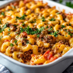 Hamburger Casserole Recipe: Easy Weeknight Dinner (Printable PDF)