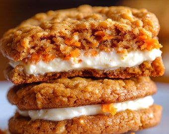 BEST RECIPE for Carrot Cake Cookie Sandwiches Printable Download