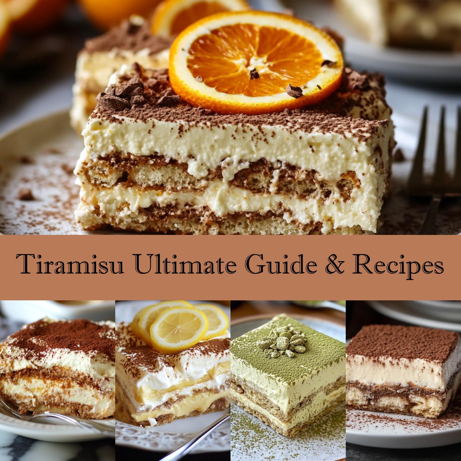 The Ultimate Tiramisu eBook with Recipes, Printable PDF Download