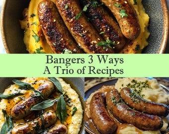 English Bangers Recipe Bundle: 3 Weeknight Dinner Ideas - Download