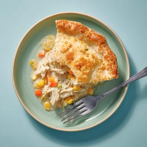 Ricetta per torta di pollo, cena confortante in famiglia - Download digitale / Ricetta per cena stampabile