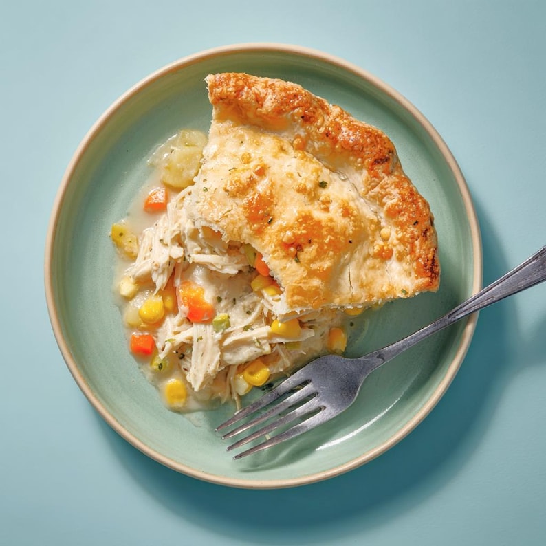 Chicken Pot Pie Recipe, Comforting Family Dinner - Digital Download | Printable Dinner Recipe image 1