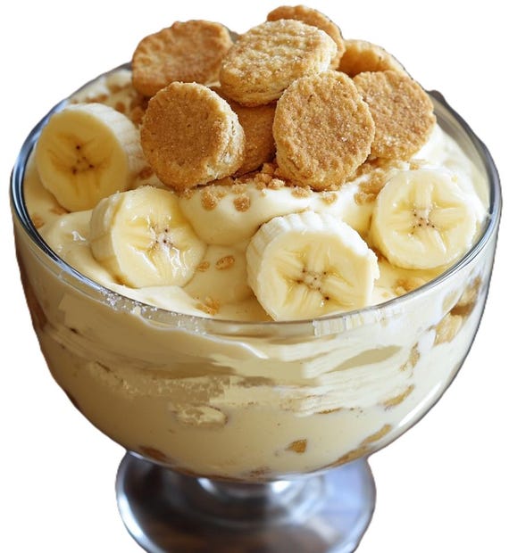 Banano Casera Postre Platano Sin Horno Receta Fácil De Pudín De