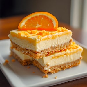 BEST RECIPE for Orange Cream Cheesecake Bars - Instant Digital Download