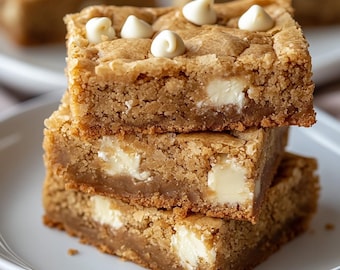 Cookie Butter Blondie Bar Kekse Rezept: Download zum Ausdrucken