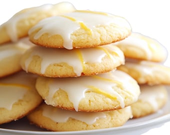 BEST RECIPE for Glazed Lemon Cookies Printable Download