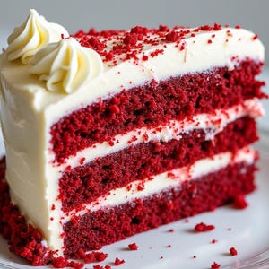BEST RECIPE for Red Velvet Cake with Cream Cheese Frosting, Printable Download