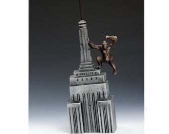 King Kong Coin Bank - Item #915, Cast Aluminum and Cast Bronze, for Table or Desk