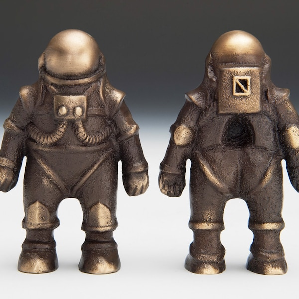 One Bronze Astronaut / Spaceman - Item #925