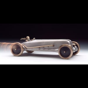 Land Speed Racer - Item #907, Cast Aluminum and Cast Bronze Heavy Metal