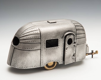 Aero Stream Trailer - Item #931, Cast Aluminum and Bronze