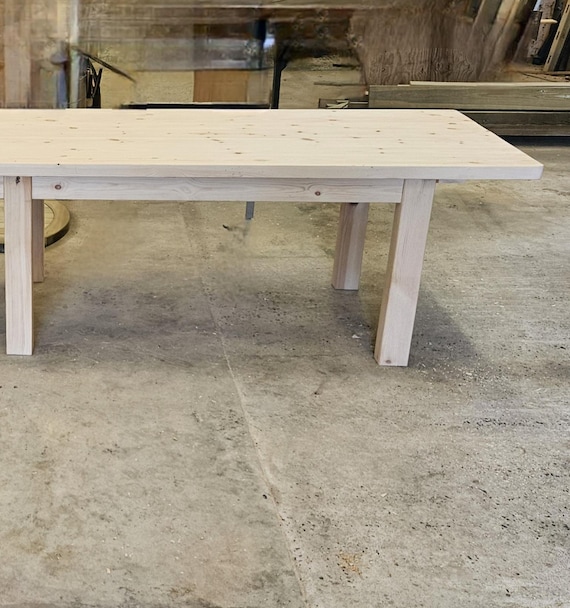 solid wood dining table
