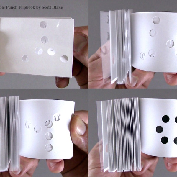 Hole Punch Flipbooks by Scott Blake