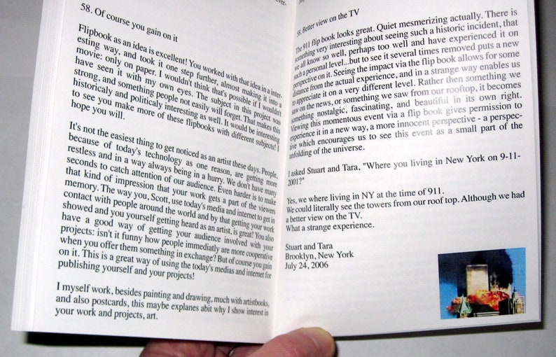 9/11 Flipbook by Scott Blake Large 9/11 Flipbook