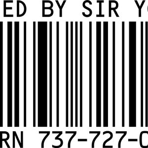 Code-barres personnalisé / Image en téléchargement numérique de code QR par Scott Blake
