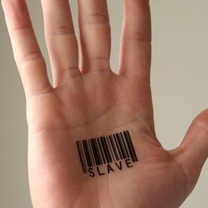 Temporary Barcode Tattoos