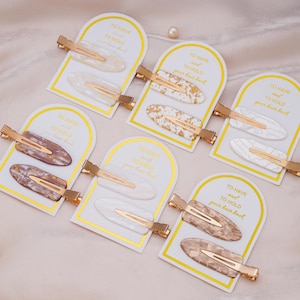 To Have And To Hold Bridal Hair Clips,Bridesmaid Gifts,Bridesmaid Hair Clip Gold,Gold And Silver Flake Clips,Gold Glitter Hair Accessories