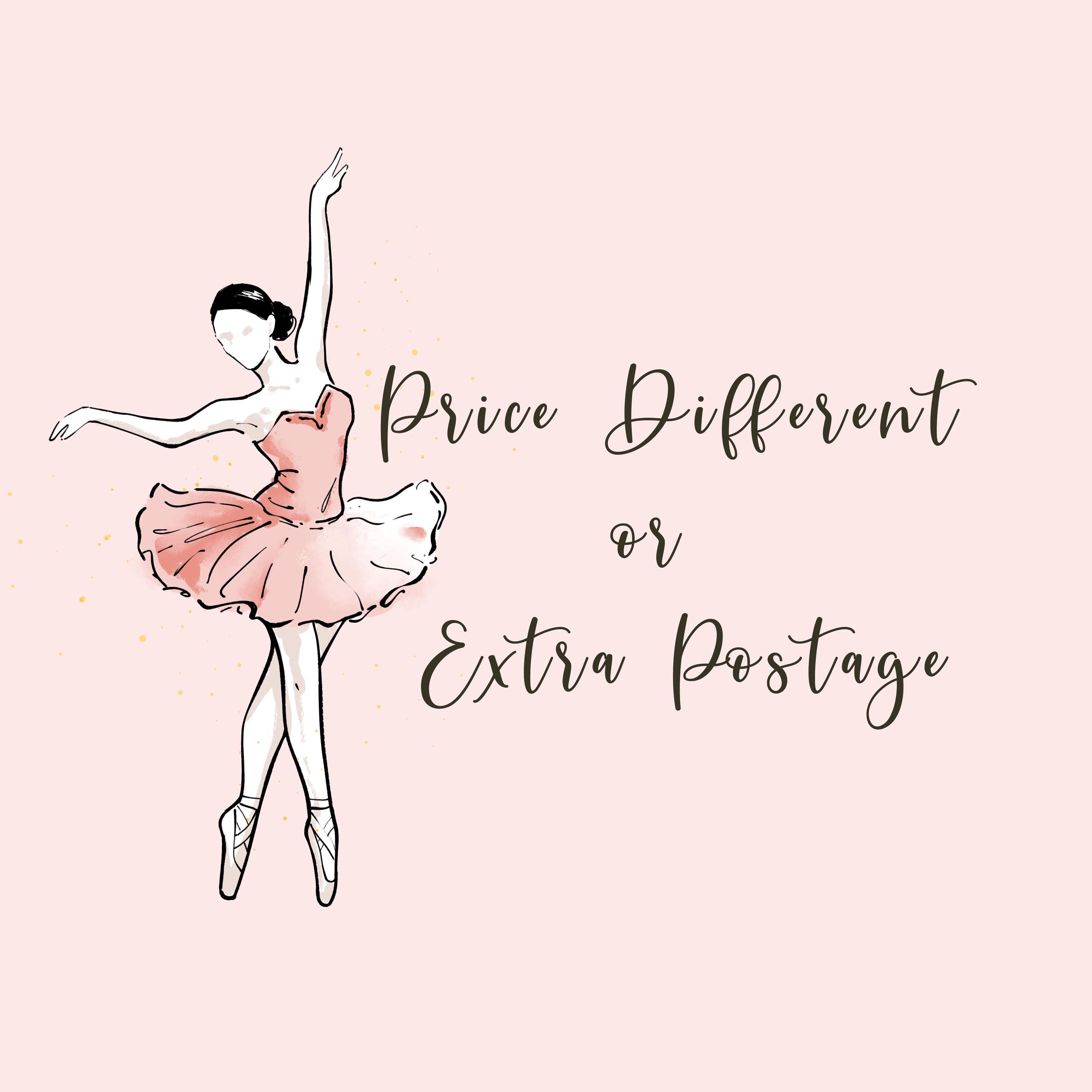 Price Difference or Extra Postage FOR ORDER