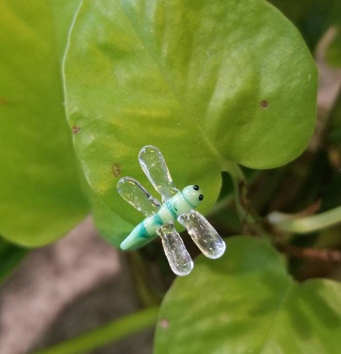 Glass Fairy garden accessory, micro miniature, fairy garden accessory…