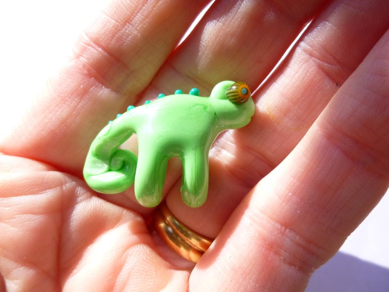 glass Chameleon Bead 8 mm Dread Bead dreadlock accessories MTO 8mm hole bead dreadlock decoration