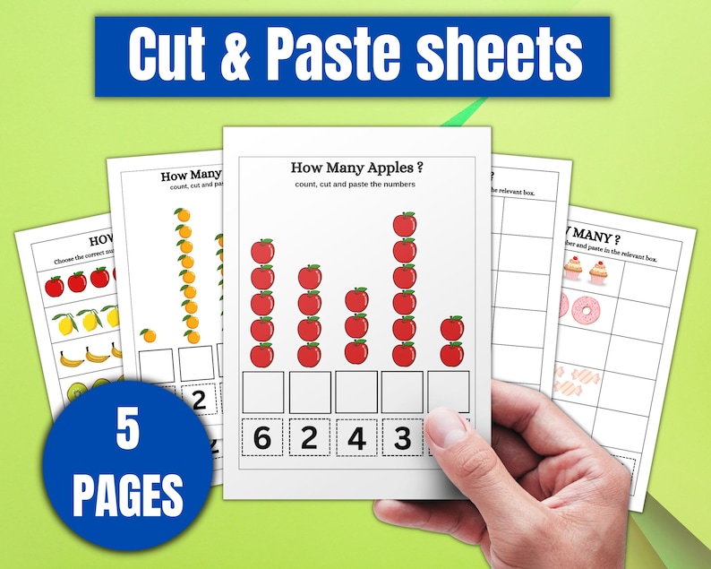 200+ Preschool Math Worksheets Printable Kindergarten Numbers Counting Activities Instant Download Prek Homeschool Learning Teacher Resource