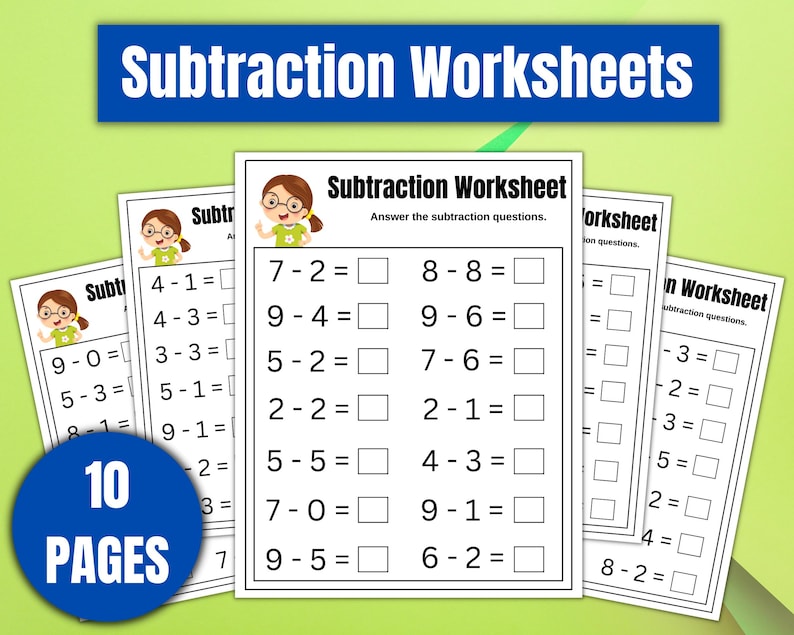 200+ Preschool Math Worksheets Printable Kindergarten Numbers Counting Activities Instant Download Prek Homeschool Learning Teacher Resource
