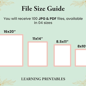 Educational Posters 100 Homeschool Prints Montessori Classroom Decor Toddler Playroom Neutral Kids Nursery Boho Playroom Wall Art Print
