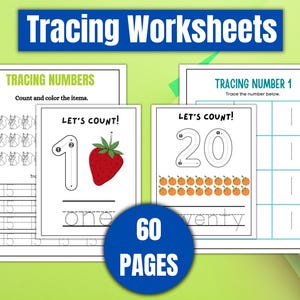 200+ Preschool Math Worksheets Printable Kindergarten Numbers Counting Activities Instant Download Prek Homeschool Learning Teacher Resource