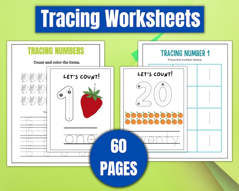 200+ Preschool Math Worksheets Printable Kindergarten Numbers Counting Activities Instant Download Prek Homeschool Learning Teacher Resource