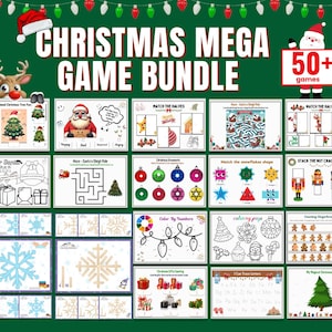 Printable Christmas Kids Game Bundle: 40+ Festive Activities (digital ...