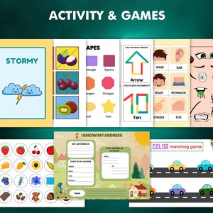 Preschool Worksheets for kids Educational posters Montessori toddler Kids Learning Homeschool printable Pre k worksheets Alphabet worksheets Tracing worksheets Math worksheets Number Worksheets Shapes Digital Download Back To School Pre-K Assessment Preschool Worksheets Preschool Teacher Special Education School Assessment Preschool Curriculum Preschool Activities Early Learning Child Development Early Childhood Preschool Assessment worksheets Kindergarten sheets Colors worksheets