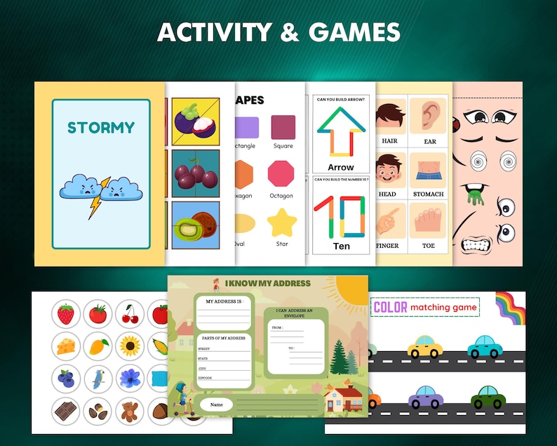 Preschool Worksheets for kids Educational posters Montessori toddler Kids Learning Homeschool printable Pre k worksheets Alphabet worksheets Tracing worksheets Math worksheets Number Worksheets Shapes Digital Download Back To School Pre-K Assessment Preschool Worksheets Preschool Teacher Special Education School Assessment Preschool Curriculum Preschool Activities Early Learning Child Development Early Childhood Preschool Assessment worksheets Kindergarten sheets Colors worksheets