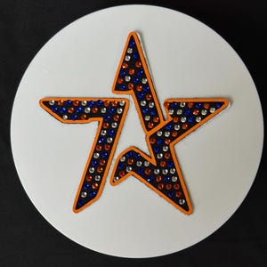 Astros - 713 Rhinestone Star Patch