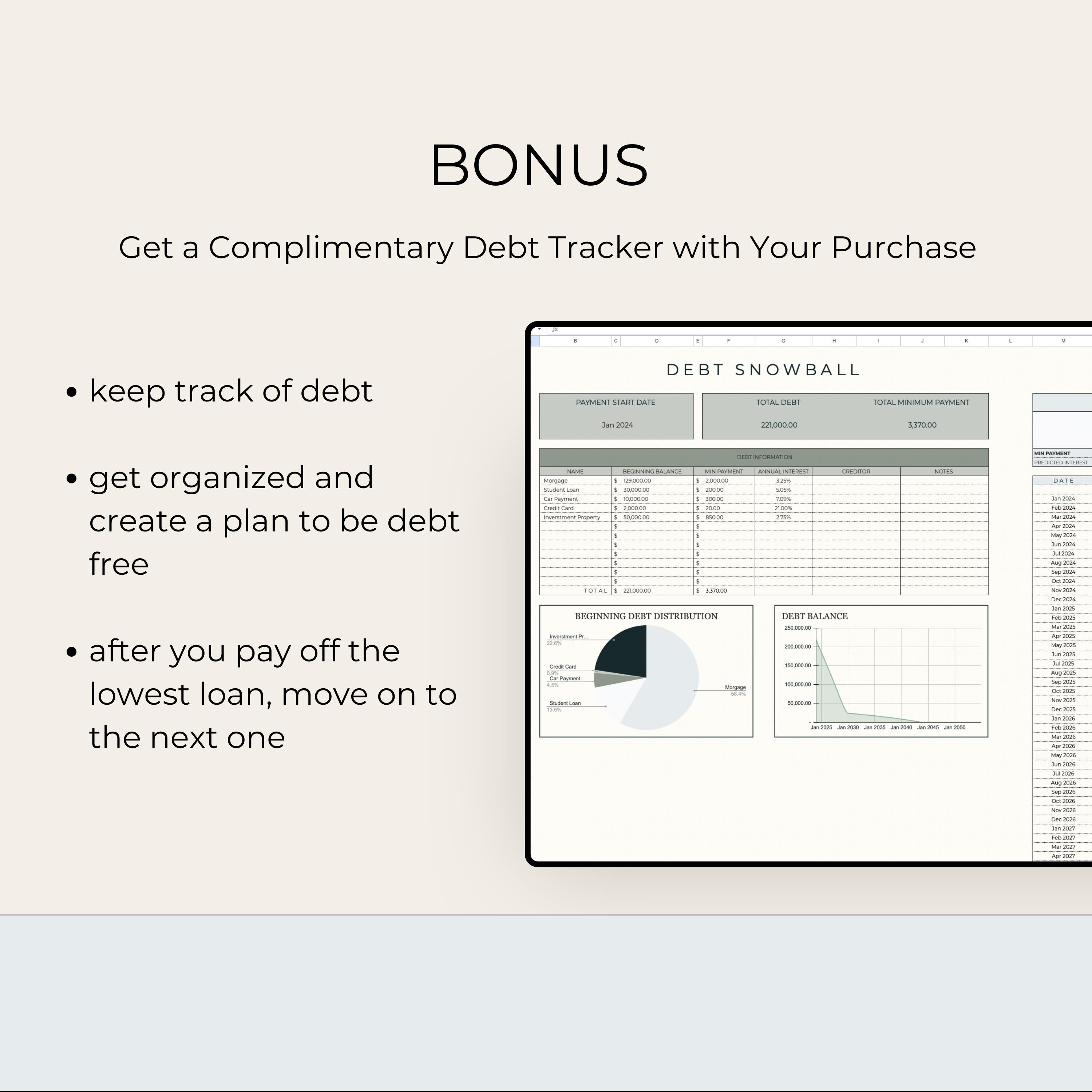 Budget One Page Examples Simple Budget, One Page Budget Spreadsheet for Google Sheets, Budget ...