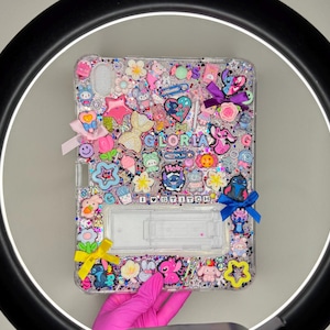 Custom Stitch iPad Case: Bling Junk Style