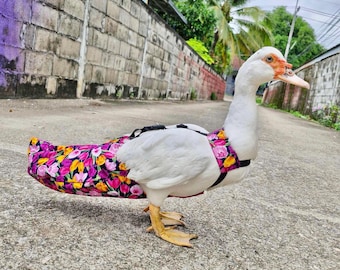 Handmade Duck and Goose Diaper Suit : Customized for Long-Tailed Breeds (Washable and Reusable)