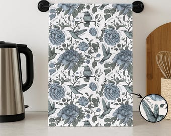 Toalla con mensaje sutil "Que se joda Trump", paño de cocina anti-Trump, toalla de cocina con diseño de jardín de flores, toalla de mano divertida anti-Trump, regalo político