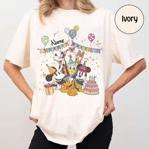 Disney Mickey & Friends Birthday Trip Tees, Best Birthday Ever Shirt, Disney Birthday Personalized Shirt, Birthday Squad Shirt