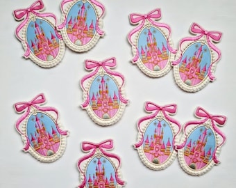 WDWland Castle Embroidered Patch, WDW Princess Castle Iron On Patch, WDW Girls Trip Gift For Girls, Jacket Backpack Hat Patch