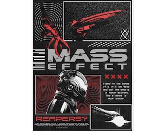 Pôster enrolado de Mass Effect