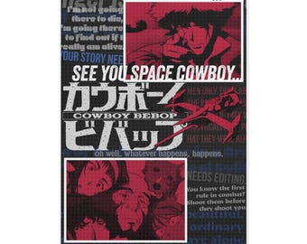 Cartaz enrolado de Cowboy Bebop