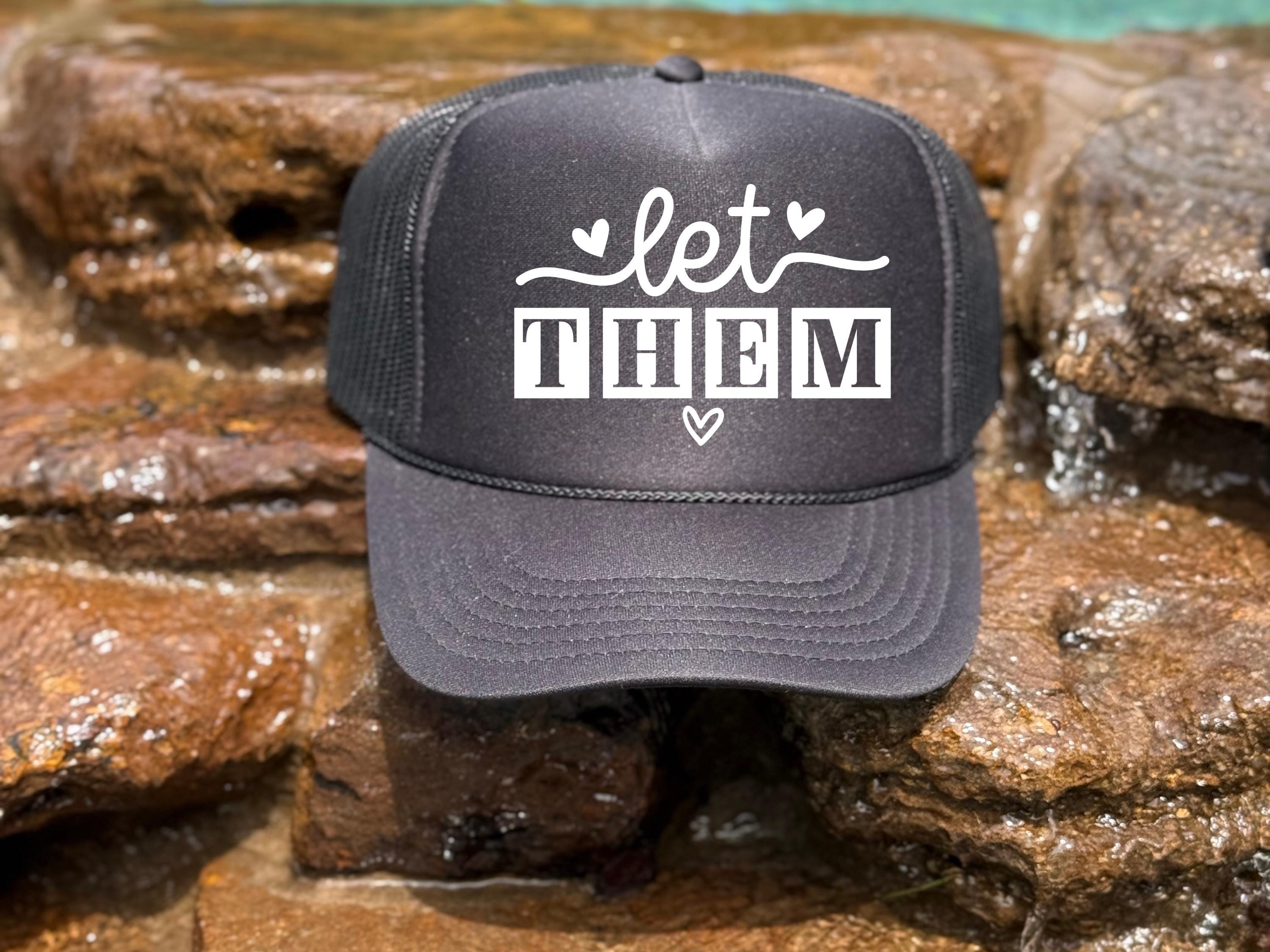 Let Them Trucker Hat | Embroidered Baseball Cap | Retro Mesh 