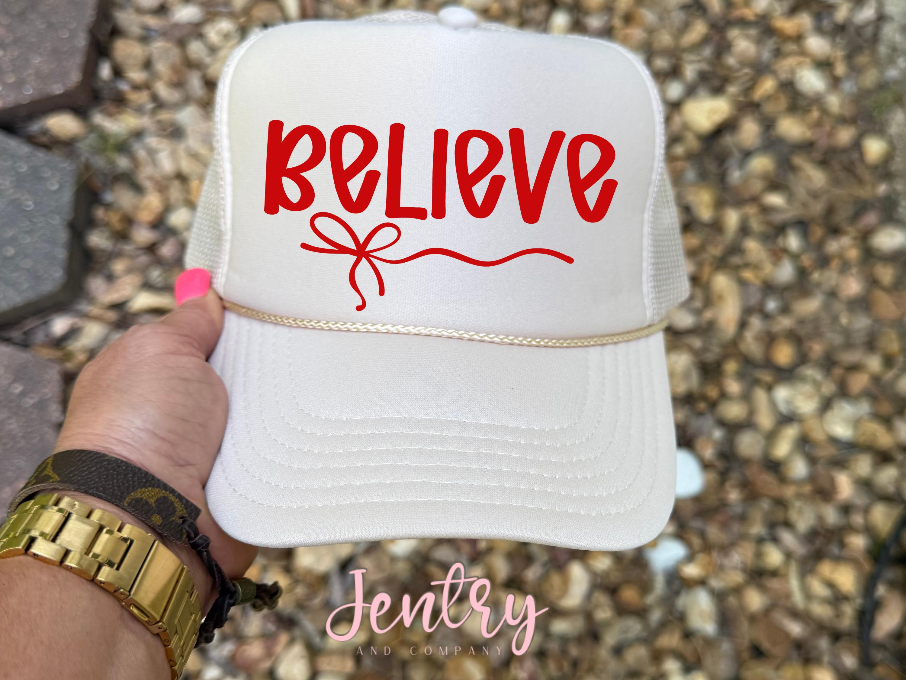 Women\'s Embroidery Adjustable Washed Distressed Casual Trucker Hat Christmas 4350 District Womens Baseball Cap Washed Distressed Vintage  main image 2