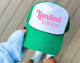 Embroidered Limited Edition Trucker Hat | Mesh Back Ball Cap