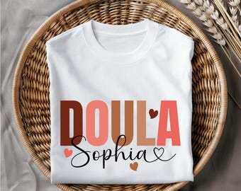 Custom Doula T-Shirt: Personalized Nurse Gift